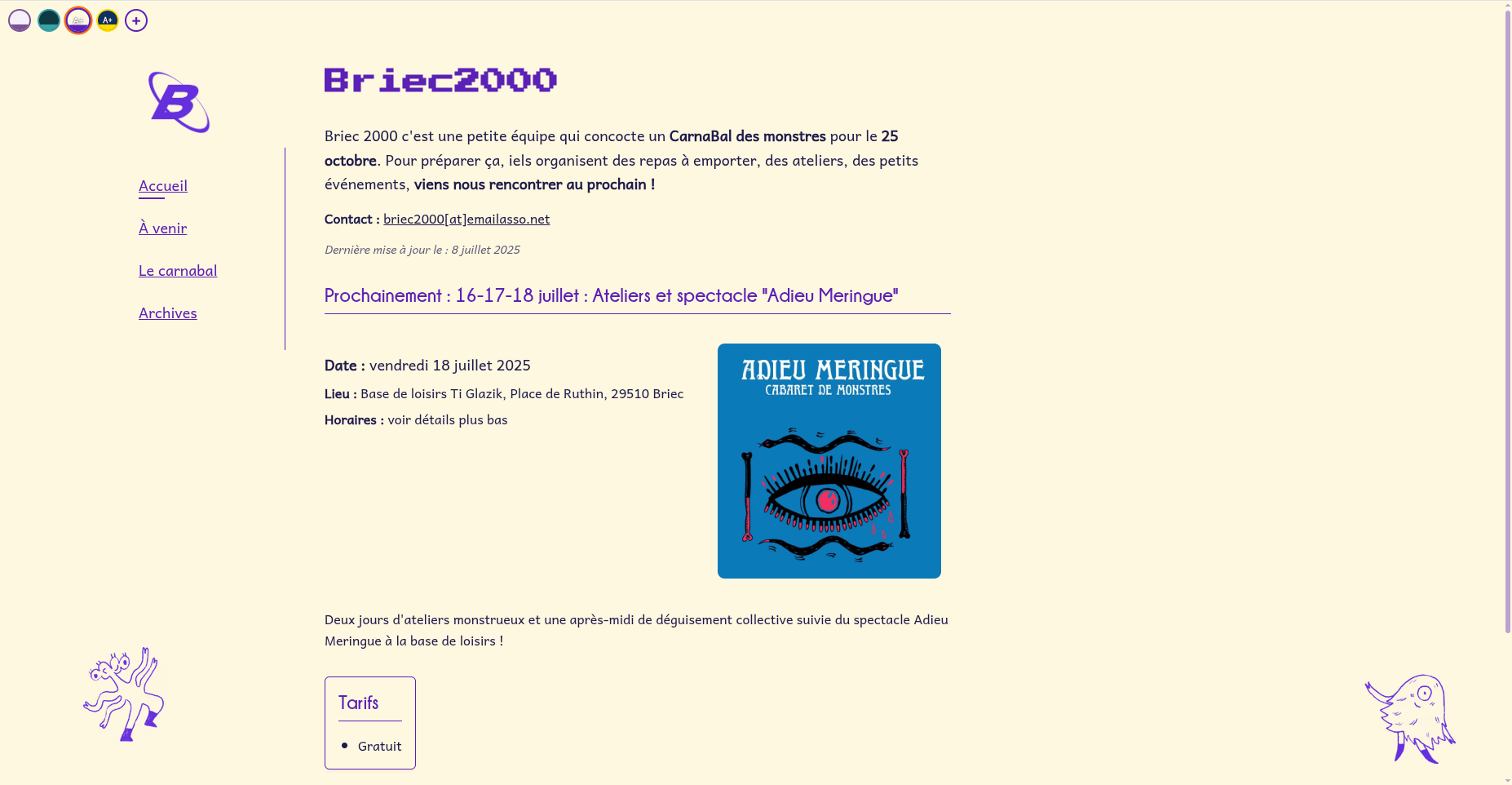 Briec2000 Association Website