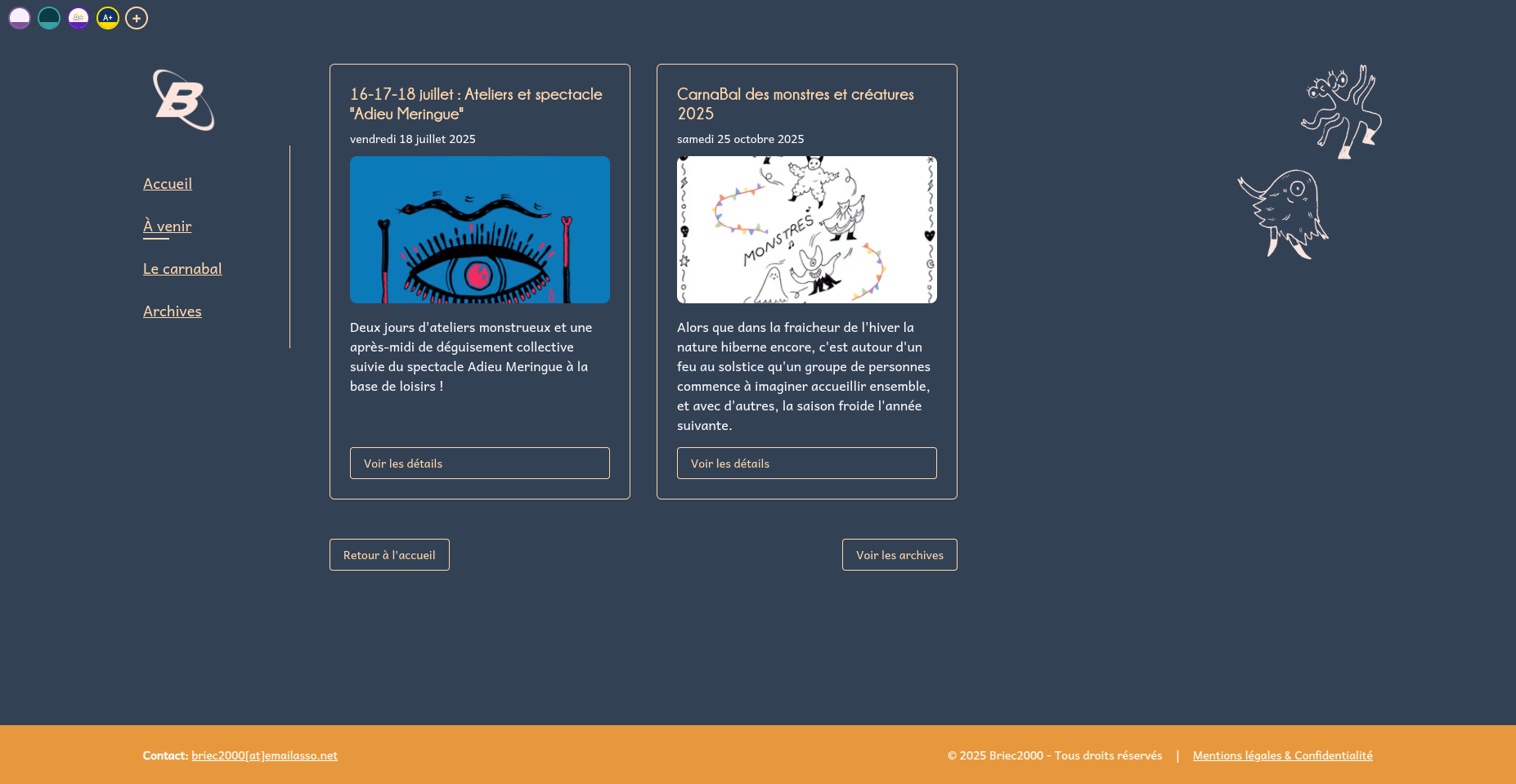 Briec2000 Association Website - Image 1