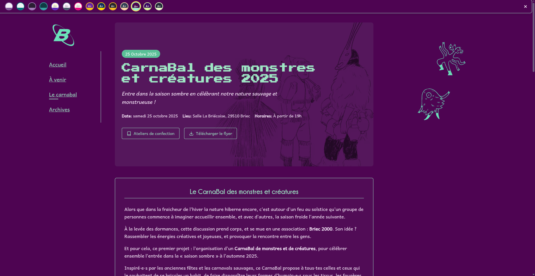 Briec2000 Association Website - Image 2