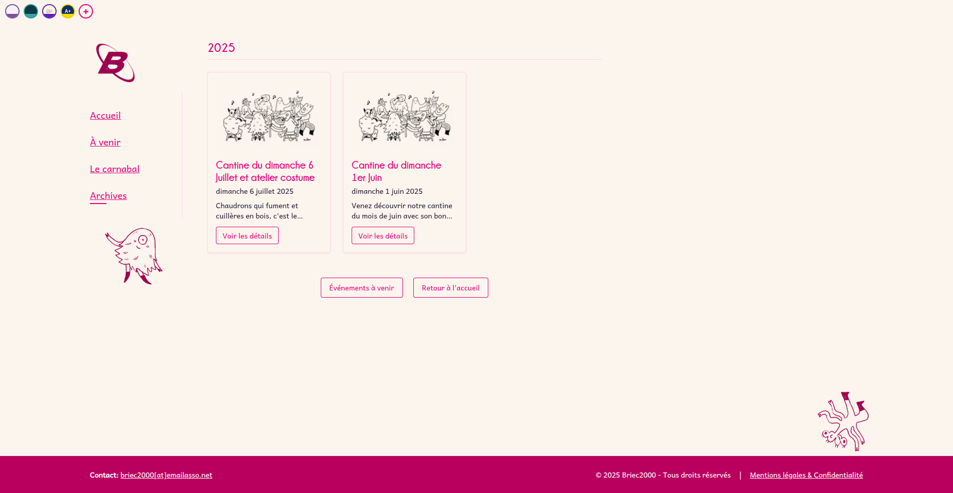 Briec2000 Association Website - Image 4