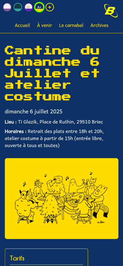 Briec2000 Association Website - Image 6