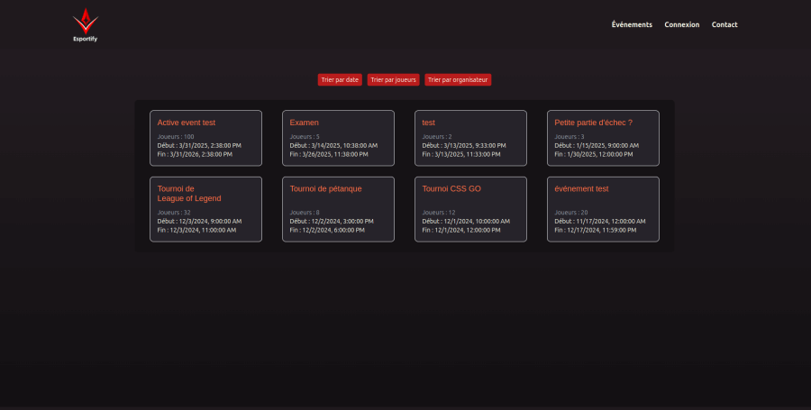 Application e-sport avec chat - Image 2