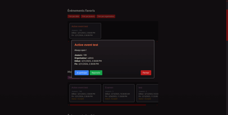 Application e-sport avec chat - Image 3