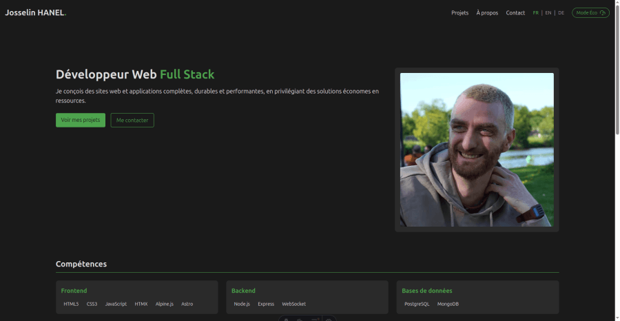 Eco-friendly Personal Portfolio - Image 1